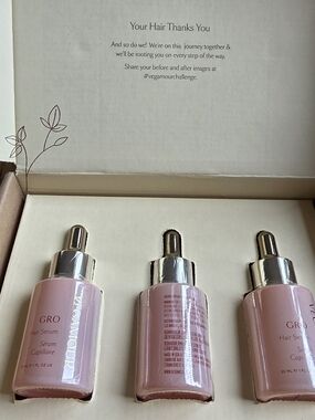 VEGAMOUR GRO Hair Serum 3 Pack 30ml Each New Sealed Hair Growth